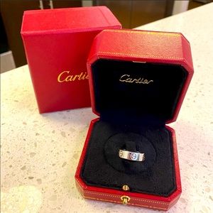 Cartier LOVE ring 18K white gold 5.5 mm